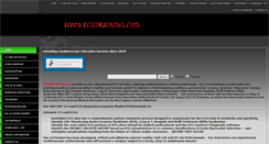 Desktop Screenshot of ecgtraining.org