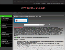 Tablet Screenshot of ecgtraining.org